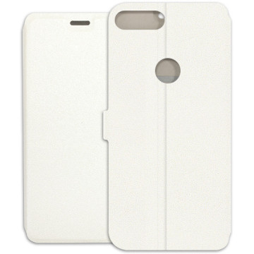 Alcatel 1S Case - Wallet Book - white