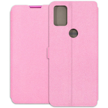 Alcatel 3X (2020) Case - Wallet Book - pink