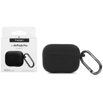 Spigen Silicone Fit case for Apple Airpods Pro - black