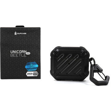 Supcase Unicorn Beetle Pro case for Apple Airpods 3 headphones - black