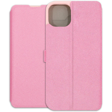Apple iPhone 13 Case - Soft Wallet Book - pink
