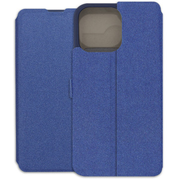 Apple iPhone 13 Pro Case - Soft Wallet Book - navy blue