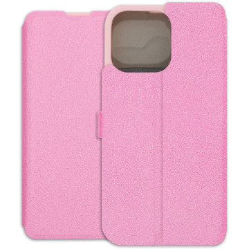 Apple iPhone 13 Pro Case - Soft Wallet Book - pink