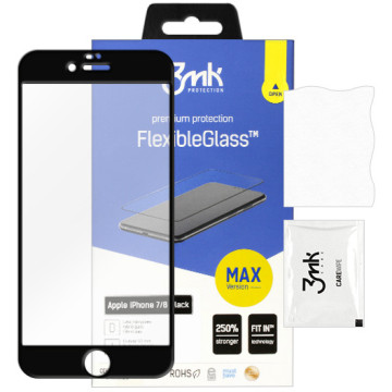 Apple iPhone 8 - tempered glass 3MK FlexibleGlass Max