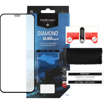 Apple iPhone XR - tempered glass MyScreen Protector Diamond Glass Edge 3D - black