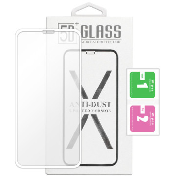 Apple iPhone 11 Pro Max - tempered glass 5D Full Glue - white