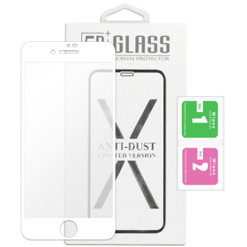 Apple iPhone SE (2022) - tempered glass 5D Full Glue - white