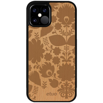 Wood Case - beech - Folk flowers