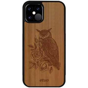 Wood Case - cherry - Owl