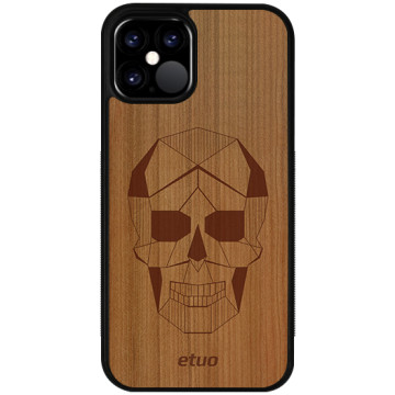 Wood Case - cherry - Skull