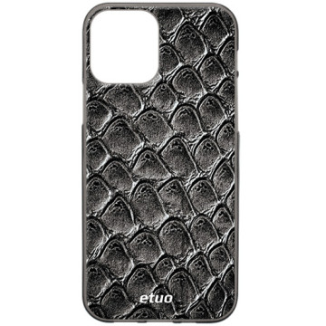 Phone case - casey Design Case - Animal Pattern - Crocodile effect - black