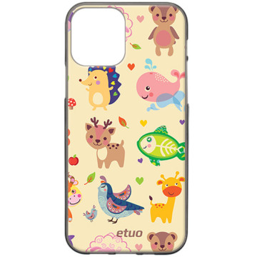 Phone case - casey Design Case - Forever Young - Animal Patch - black