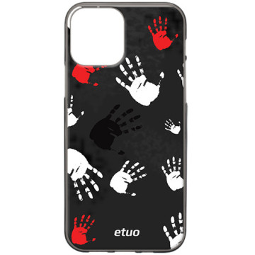 Phone case - casey Design Case - Horror - Hand prints - black
