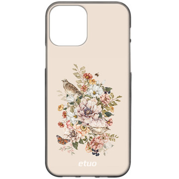 Etui na telefon - casey Design Case - Floral impressions - Kasiags Romantic grove - black