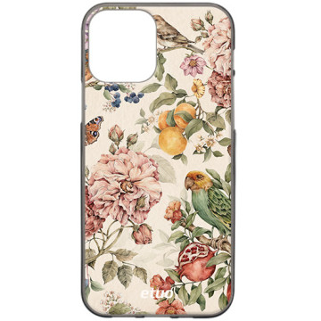 Etui na telefon - casey Design Case - Floral impressions - Kasiags Tropical chill - black