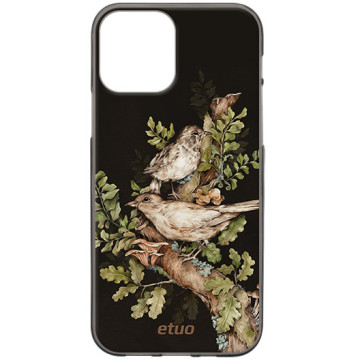 Etui na telefon - casey Design Case - Floral impressions - Kasiags On a branch - black
