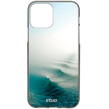 Phone case - casey Design Case - Natural - Blue sea - black