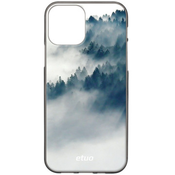 Phone case - casey Design Case - Natural - Mountain fog - black