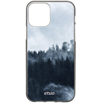 Phone case - casey Design Case - Natural - Mountain forest - black