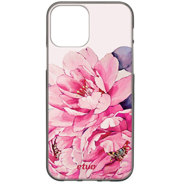 Phone case - casey Design Case - PasteLove - Pastel peony - black