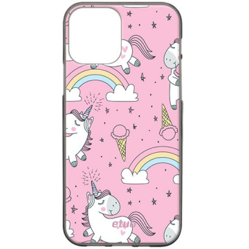 Phone case - casey Design Case - Unicorn - Pink Unicorn - black