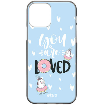 Phone case - casey Design Case - Unicorn - Loved - black