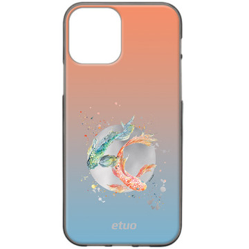Etui na telefon - casey Design Case - Water stories - Koi carps - black