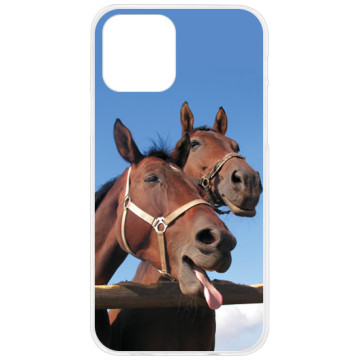 Phone case - casey Design Case - Funny Animals - Funny horses - white