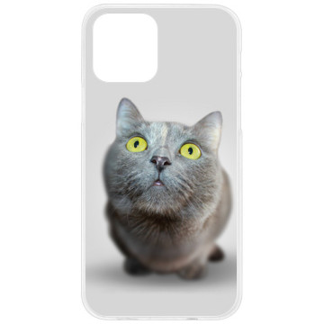 Phone case - casey Design Case - Funny Animals - Funny cat - white