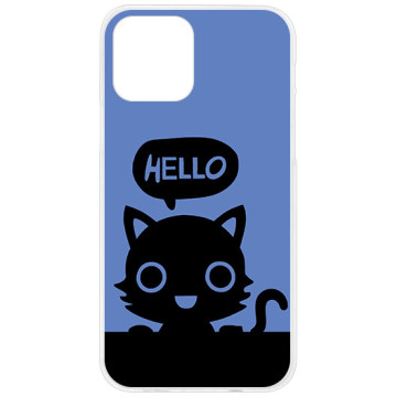Phone case - casey Design Case - Case with cat - Hello kitty - white