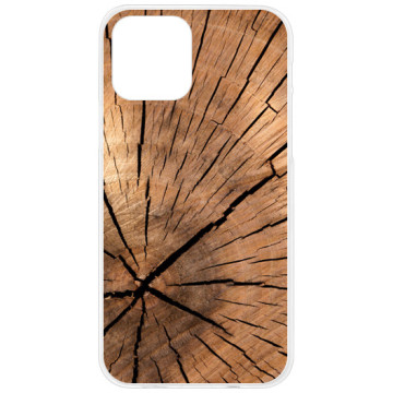 Phone case - casey Design Case - Wood - Wood grain - white