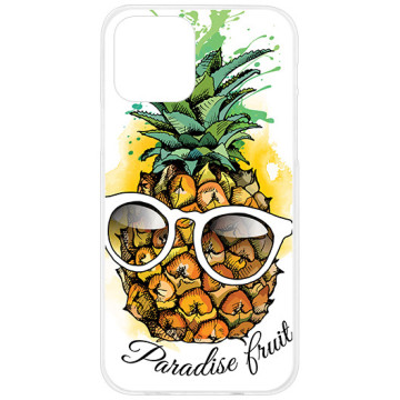 Phone case - casey Design Case - Fruits and Tropical - Pineapple glasses - white