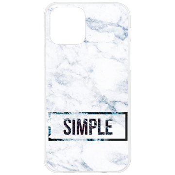Phone case - casey Design Case - Chic Design - Simple Marble - white