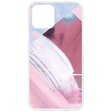 Phone case - casey Design Case - Chic Design - Blue Pink Fashion - white