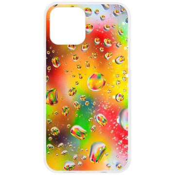 Phone case - casey Design Case - Gift for Children's Day - Rainbow drops - white