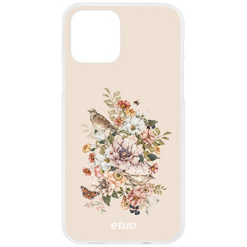 Etui na telefon - casey Design Case - Floral impressions - Kasiags Romantic grove - white