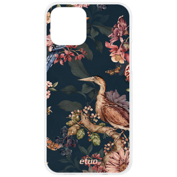 Etui na telefon - casey Design Case - Floral impressions - Kasiags Bird songs - white
