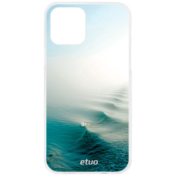 Phone case - casey Design Case - Natural - Blue sea - white