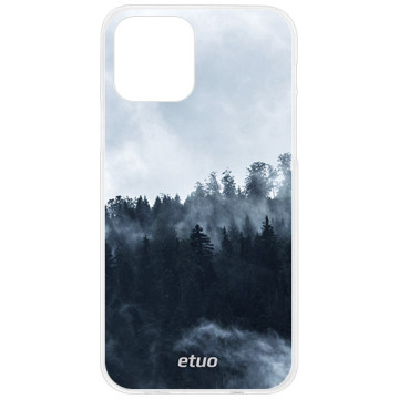 Phone case - casey Design Case - Natural - Mountain forest - white