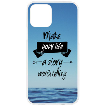 Phone case - casey Design Case - The sentence - Make your life story - white