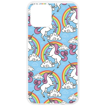 Phone case - casey Design Case - Unicorn - Pink Unicorns - white