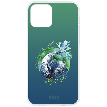 Etui na telefon - casey Design Case - Water stories - Seal - white