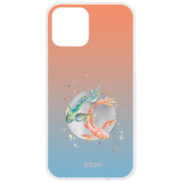 Etui na telefon - casey Design Case - Water stories - Koi carps - white