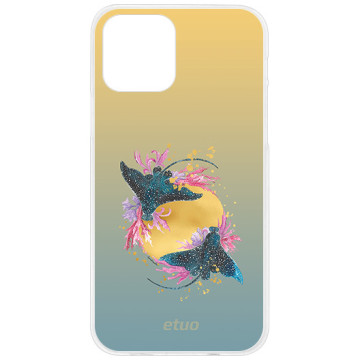 Etui na telefon - casey Design Case - Water stories - Coat - white