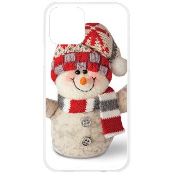 Phone case - casey Design Case - Christmas gift - Snowman - white