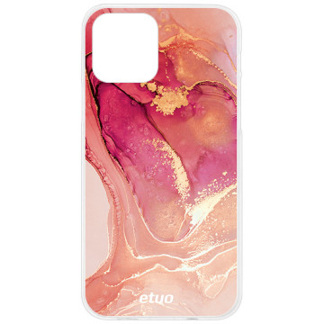 Phone case - casey Design Case - Gold Abstract - Pastel marble - white