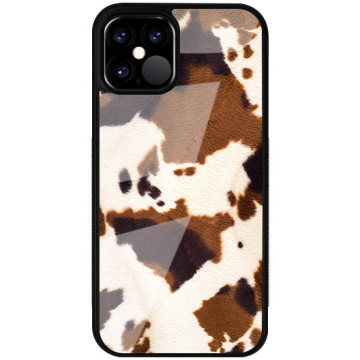 Phone case - casey Glossy Case - Animal Pattern - Brown Cow