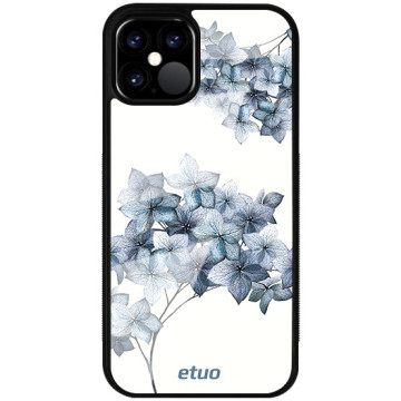 Phone case - casey Glossy Case - Botanic - Blue flowers