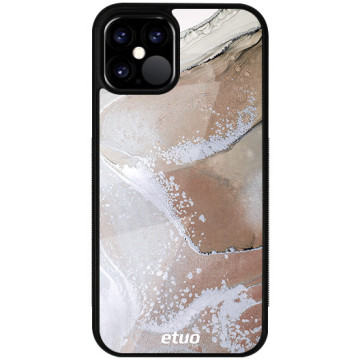 Phone case - casey Glossy Case - Gold Abstract - Sand marble