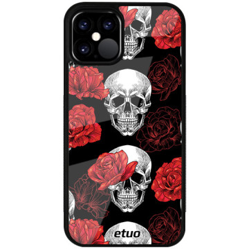 Phone case - casey Glossy Case - Horror - Skull and Roses